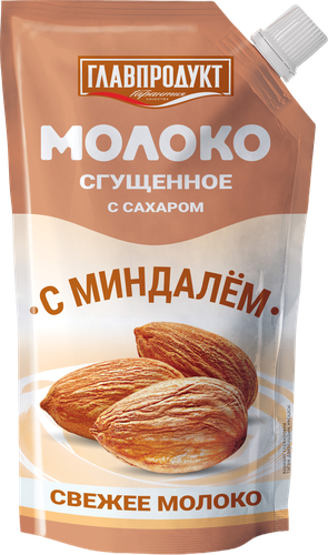 

Молоко сгущенное Главпродукт с миндалем 3.7% 270 г
