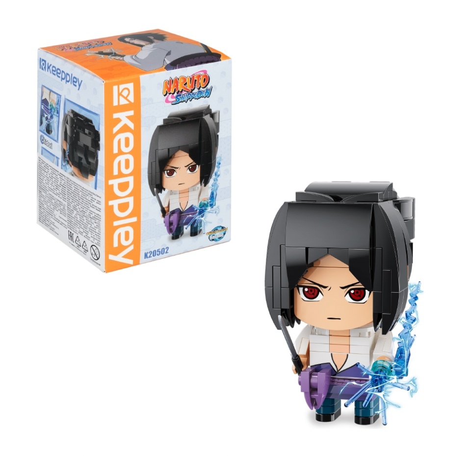 

Конструктор Naruto Саске Учиха 10х5.5х5см 3+, Китай