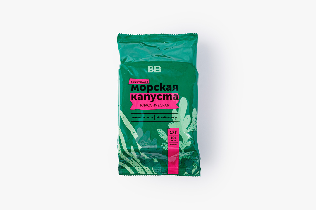 

Морская капуста хрустящая классическая, 17 г
