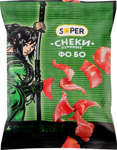 

Снеки из курицы Super Фо Бо сырокопченые 70 г