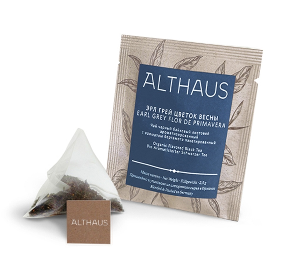 

Чай черный Althaus Earl Grey Flor De Primavera с ароматом бергамота пакетированный 15х2.5г