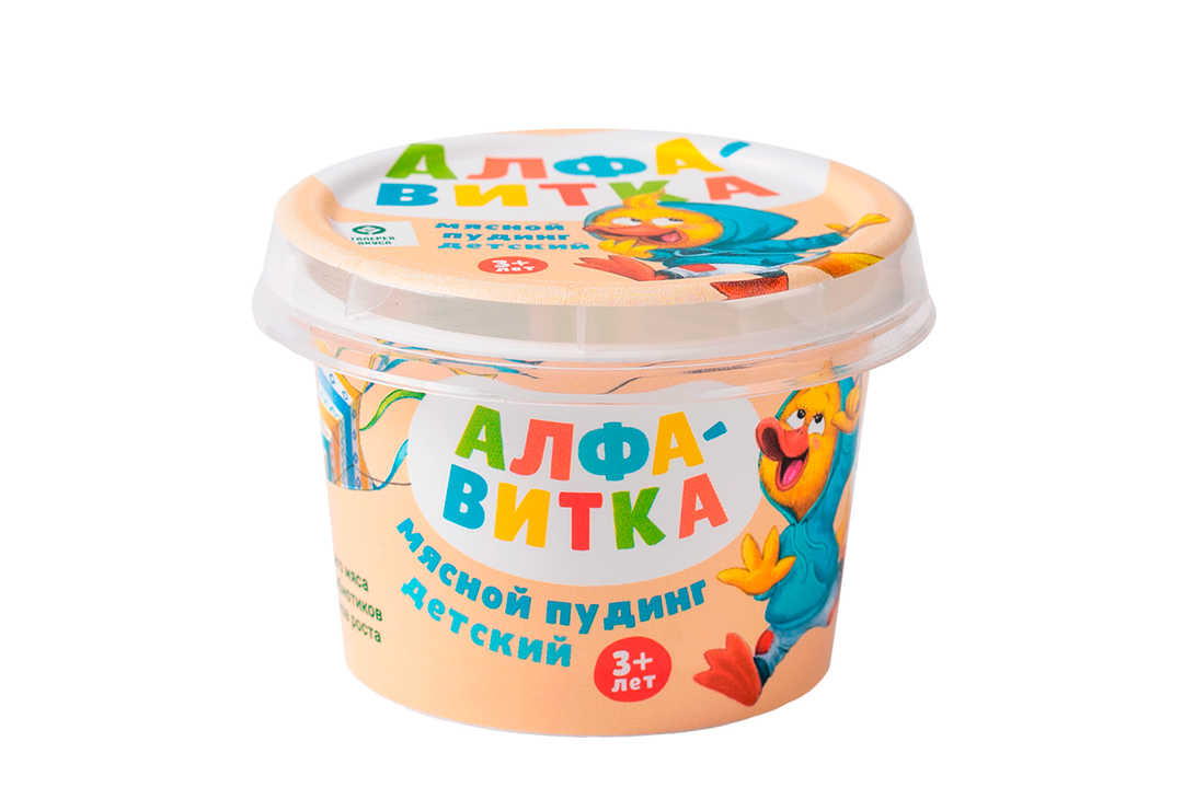 

Паштет Алфавитка Пудинг мясной детский охлажденный 90 г