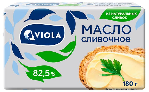 

Масло сладкосливочное Viola 82.5% 180 г