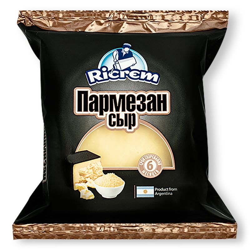 

Сыр твердый Ricrem Пармезан 42% 180 г