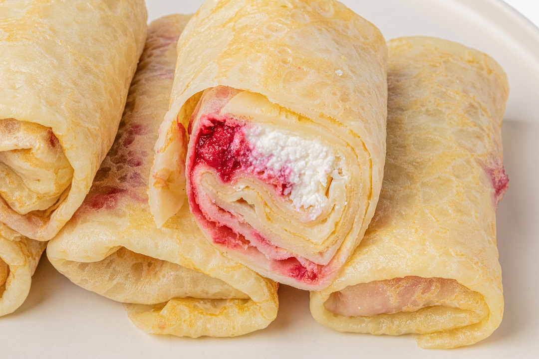 

Блинчики ВкусВилл с творогом и малиной замороженные 400 г