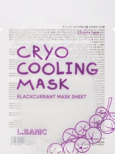 

Маска тканевая L.Sanic Черная смородина охлаждающая 25 мл