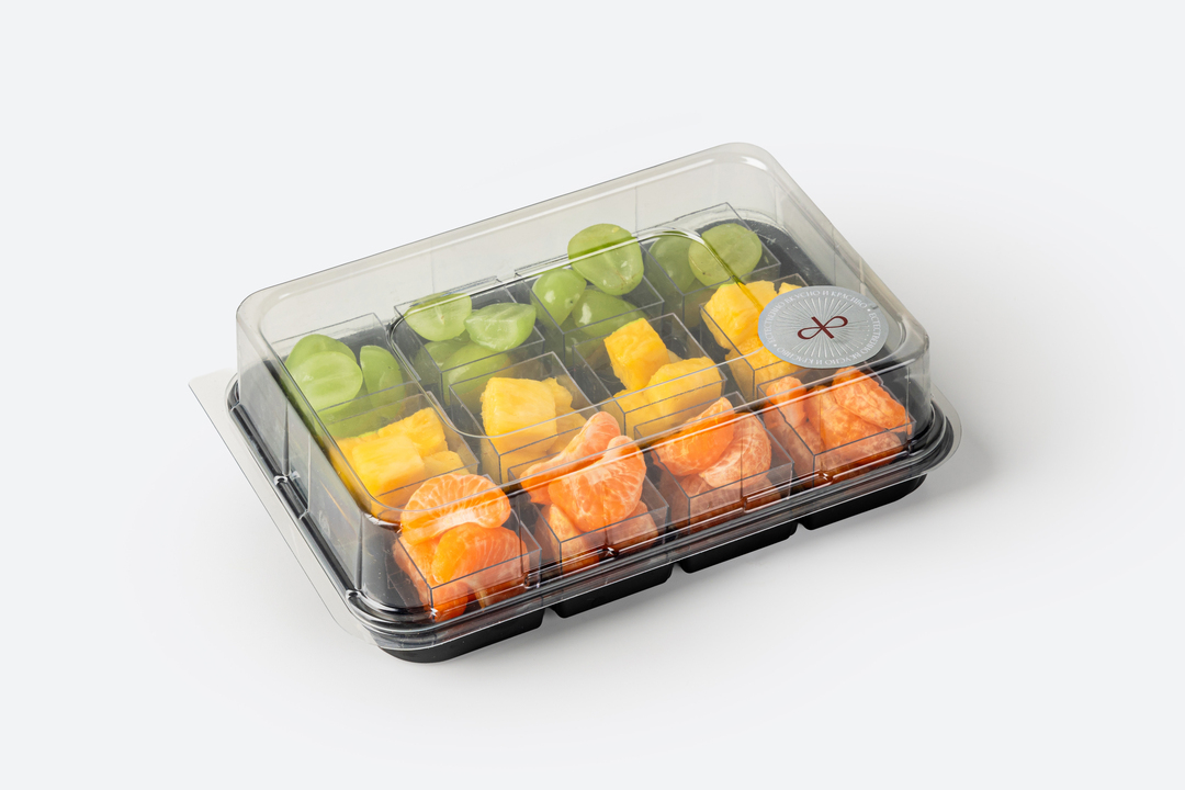 

Фруктовый сет Фруткорт мандарин ананас виноград 12 контейнеров x 35 г