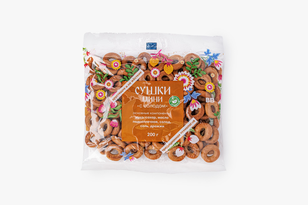 

Сушки мини с солодом