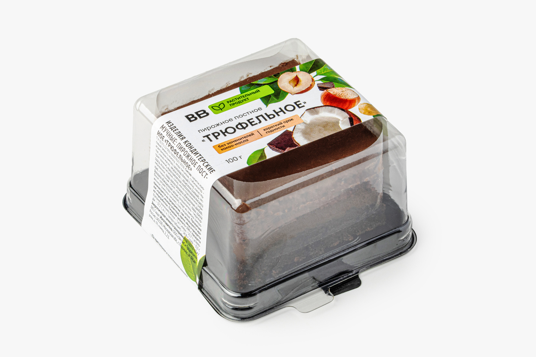 

Пирожное ВкусВилл Трюфельное постное 100 г