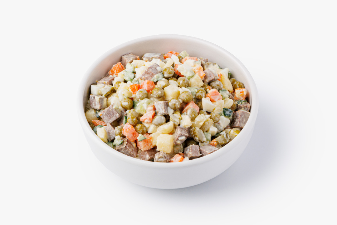 

Салат ВкусВилл оливье с говядиной 500 г