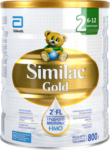 

Сухая молочная смесь Similac Комфорт 2 с 6 до 12 месяцев для детей с коликами и запорами 750 г