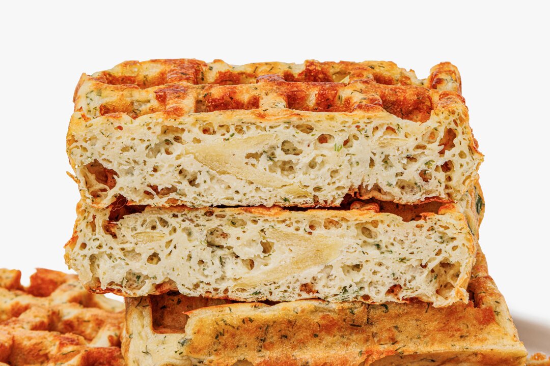 

Вафли ВкусВилл картофельные с сыром и зеленью 280 г