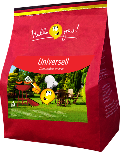 

Трава газонная Hallo grass Universell 1 кг