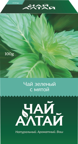 

Чай зеленый Алтайский кедр с мятой 100 г