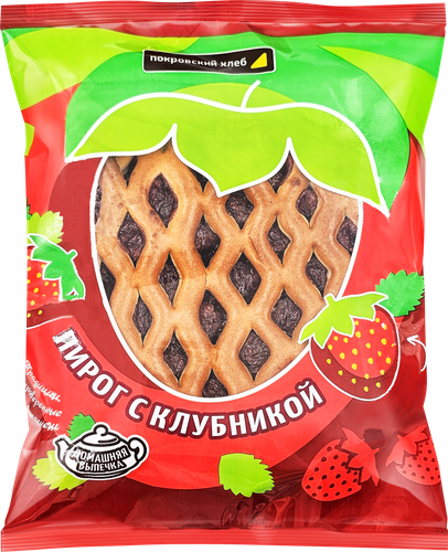 

Пирог Покровский Хлеб с клубникой, 300 г