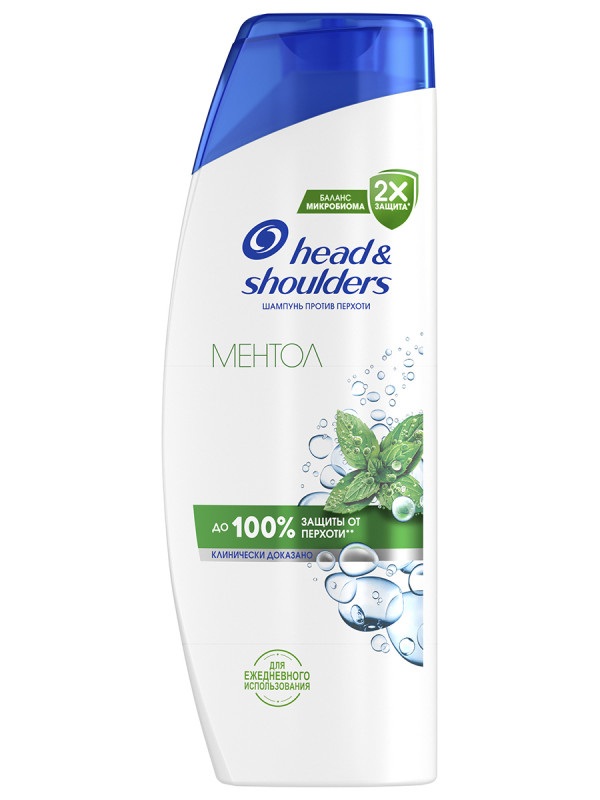 

Шампунь Head&Shoulders Ментол против перхоти 400 мл дизайн упаковки в ассортименте