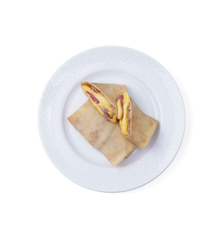 

Блинчики Азбука Вкуса с пастрами и сыром чеддер ручной работы вес