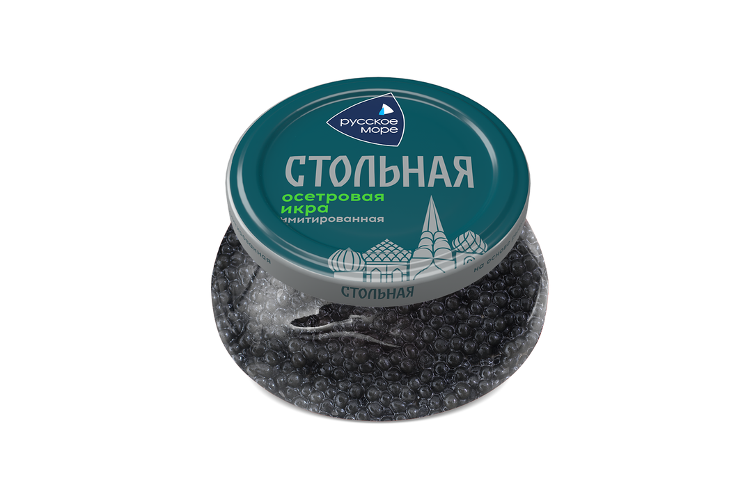 

Икра имитированная Русское море Стольная осетровая 230 г
