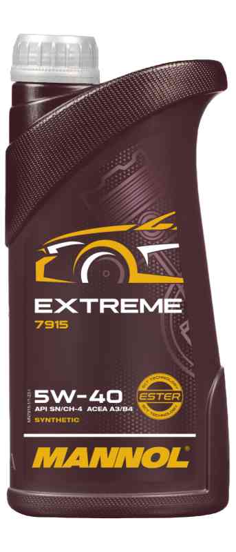 

Масло моторное Mannol Extreme SAE 5W-40 синтетическое 1 л дизайн упаковки в ассортименте