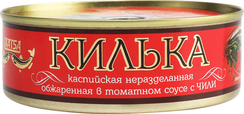 

Килька каспийская Пролив Обжаренная в томатном соусе с чили 240 г