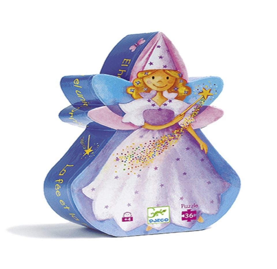 

Пазл «Фея и единорог» 4+, Djeco, 36 деталей, Франция