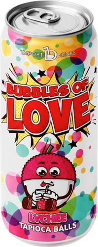 

Холодный чай Bubbles of love Личи с желейными шариками 320 мл