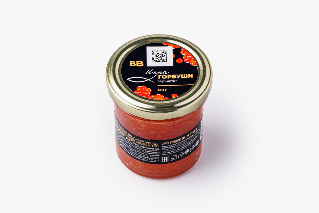 

Икра горбуши Вкусвилл 140 г