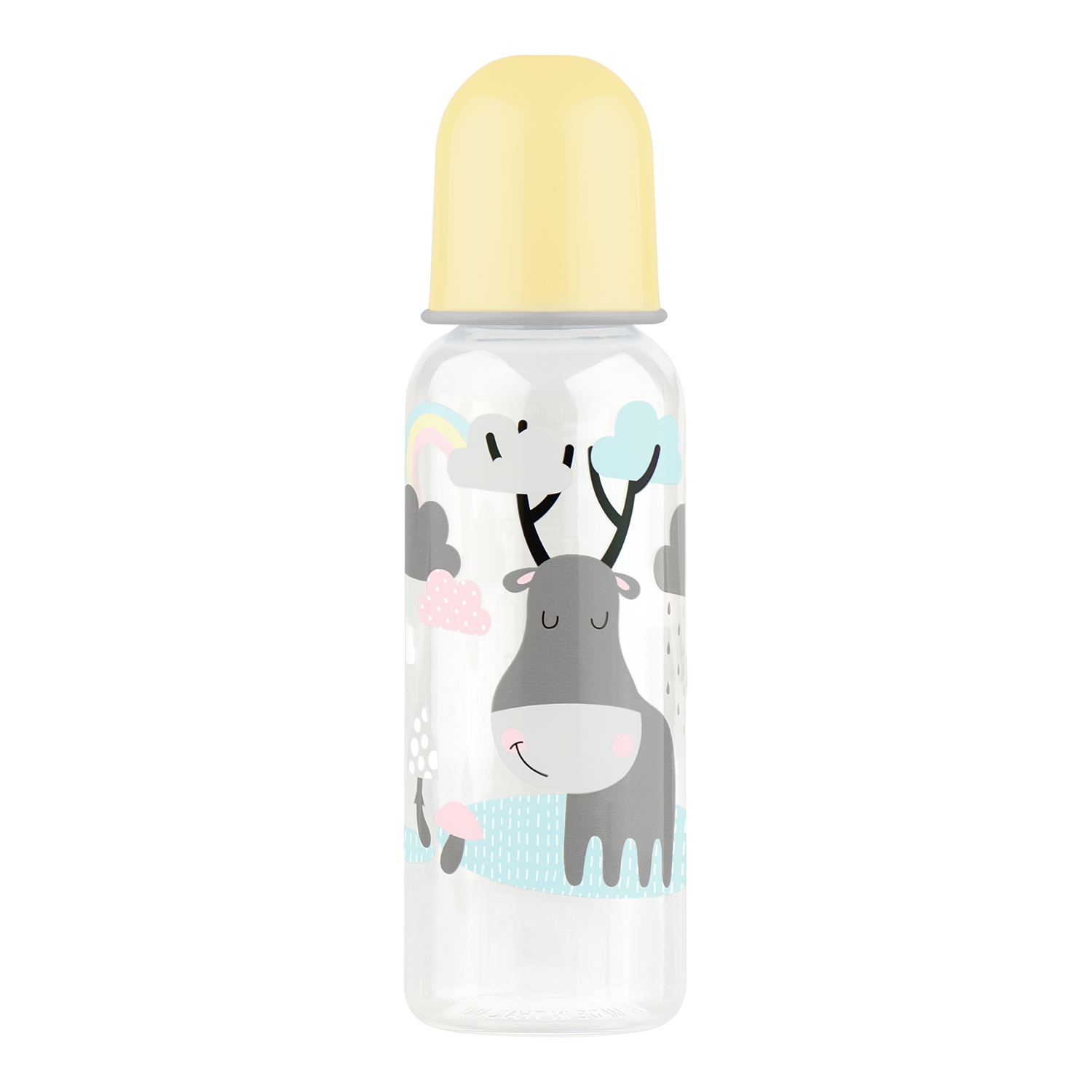 

Бутылочка Lubby с латексной соской с 0 месяцев арт. 13564 250 мл дизайн в ассортименте