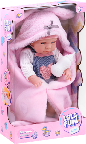 

Набор игровой Lola Fun Пупс с одеялом 40 см арт. YL2316D-F