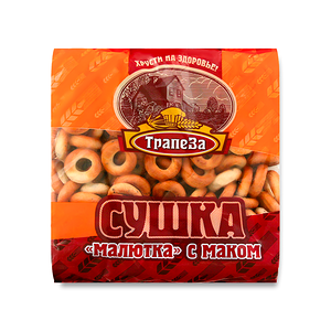 Сушки Трапеза малютка с маком 200г м/у