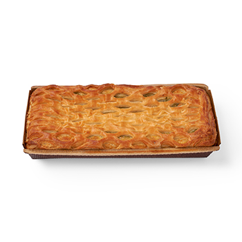 

Пирог Азбука Вкуса с лососем и шпинатом ручной работы 600 г