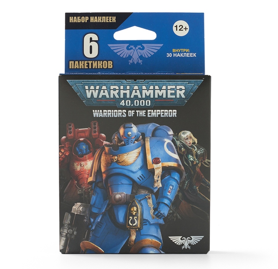 

Набор наклеек Panini Warhammer в блистере 6 пакетиков