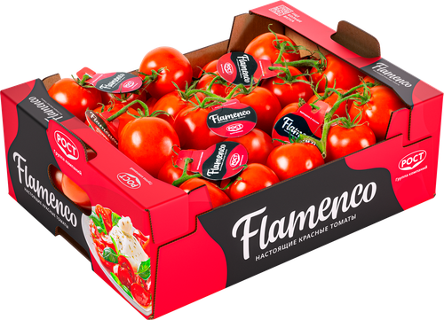 

Томаты Flamenco красные сливовидные на ветке весовые