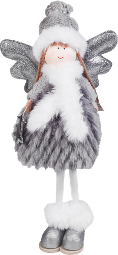 

Фигура новогодняя Homeclub Ангелок в шубке 40 см в ассортименте