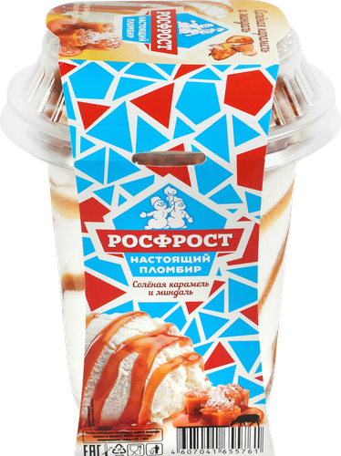 

Мороженое РосФрост пломбир соленая карамель 175 г