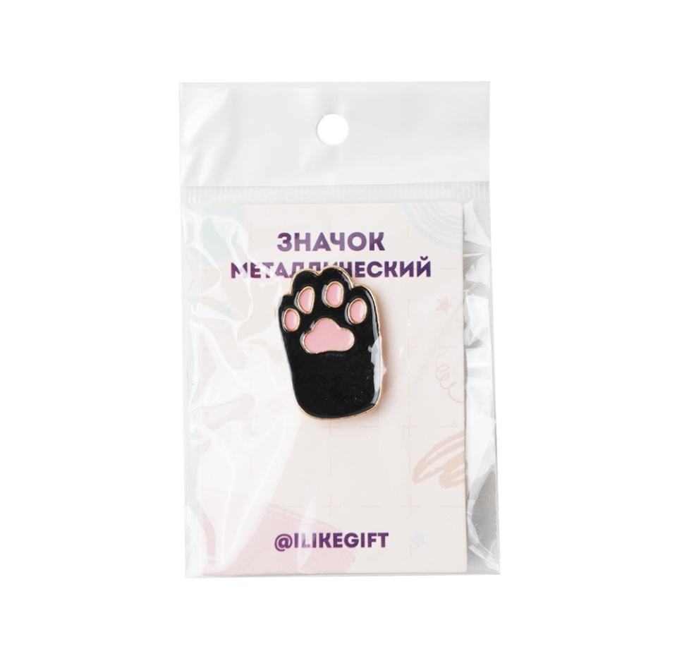 

Значок Pinpinpin Cat's foot, Россия