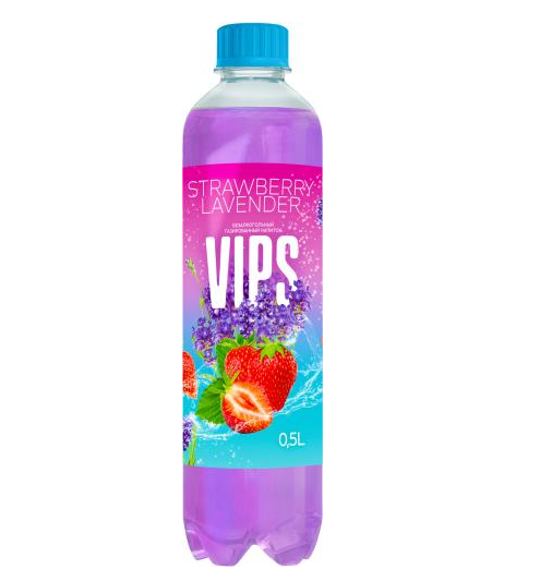 

Напиток газированный Vips со вкусом клубники и лаванды 500 мл