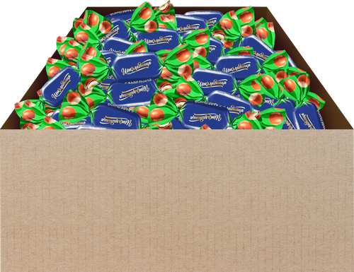 

Конфеты Шоколадница Ореховое пралине в молочной шоколадной глазури вес