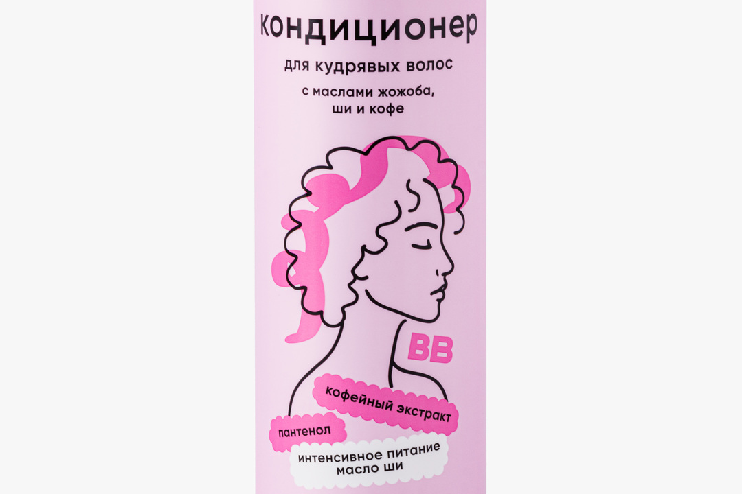 

Кондиционер для кудрявых волос ВкусВилл с маслами жожоба ши и кофе 400 мл