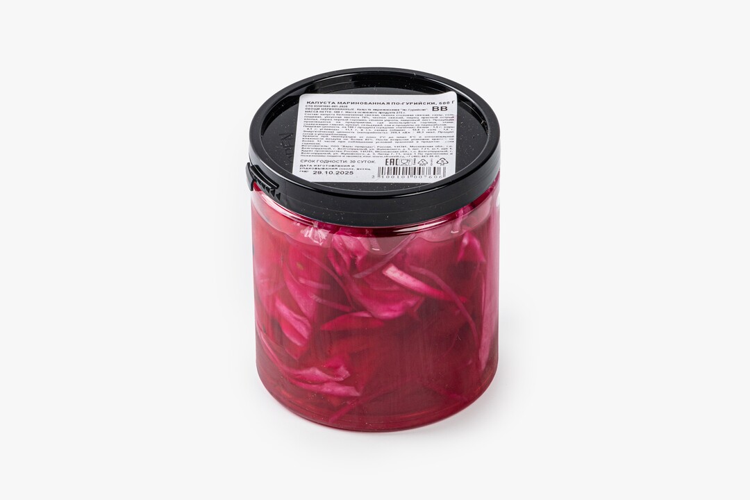 

Капуста ВкусВилл маринованная по-гурийски 500 г