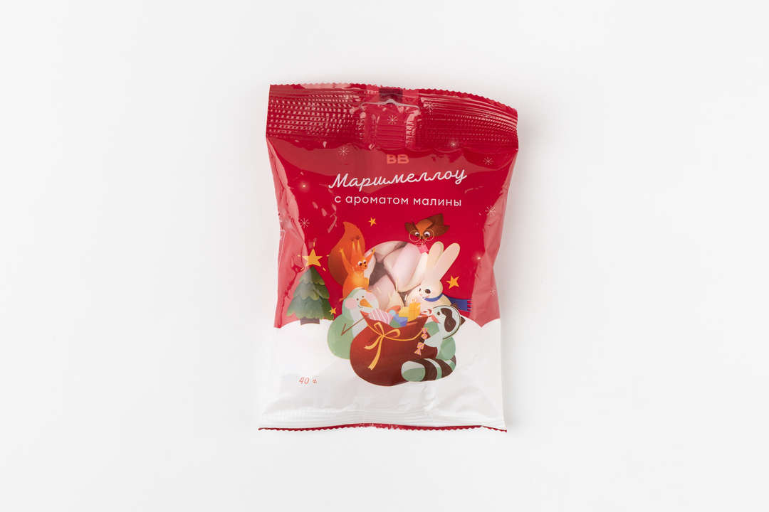 

Маршмеллоу с ароматом малины 40 г