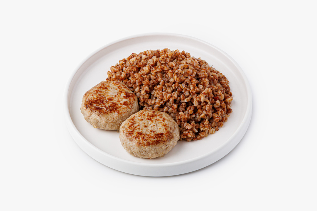 

Котлеты ВкусВилл из индейки с гречкой 250 г