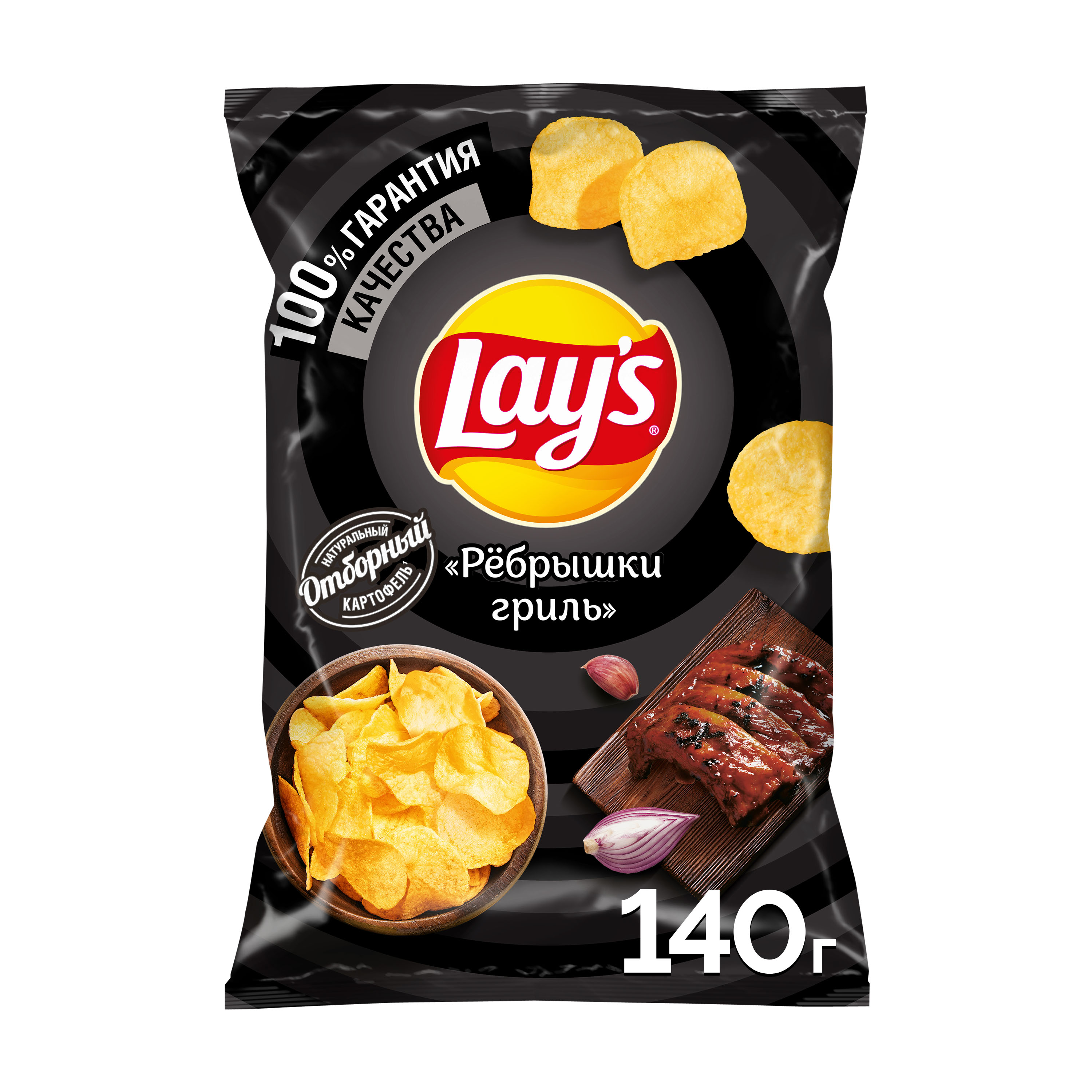 

Чипсы картофельные Lay's Ребра на гриле 140 г