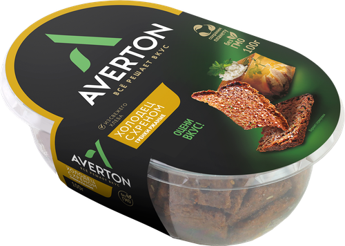 

Гренки Averton ржано-пшеничные холодец хрен 90 г