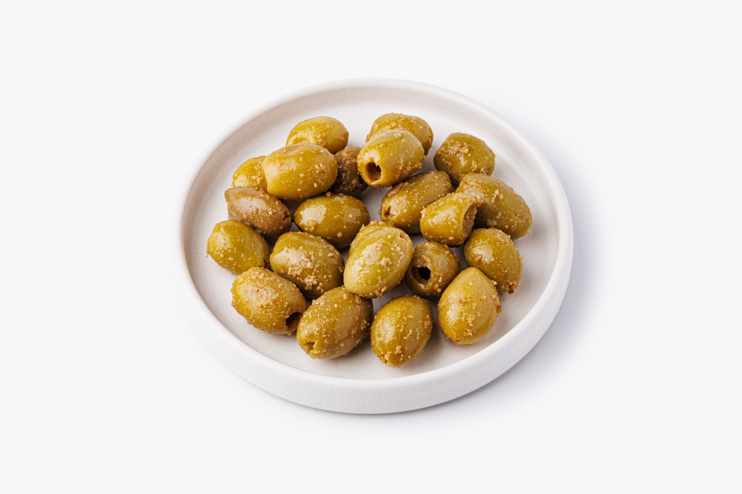 

Оливки зеленые Olymp без косточки с имбирем и кориандром 70 г