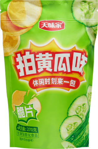 

Чипсы из батата Tianweijia огурцы 270 г