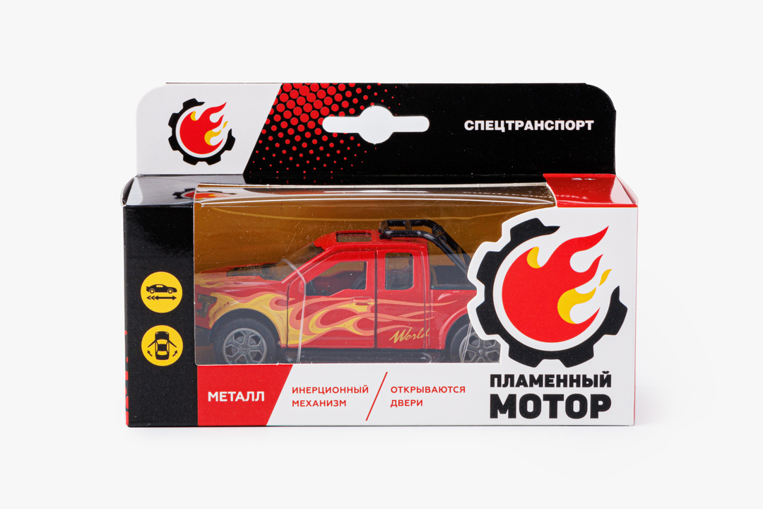 

Машинка инерционная Пламя, в ассортименте