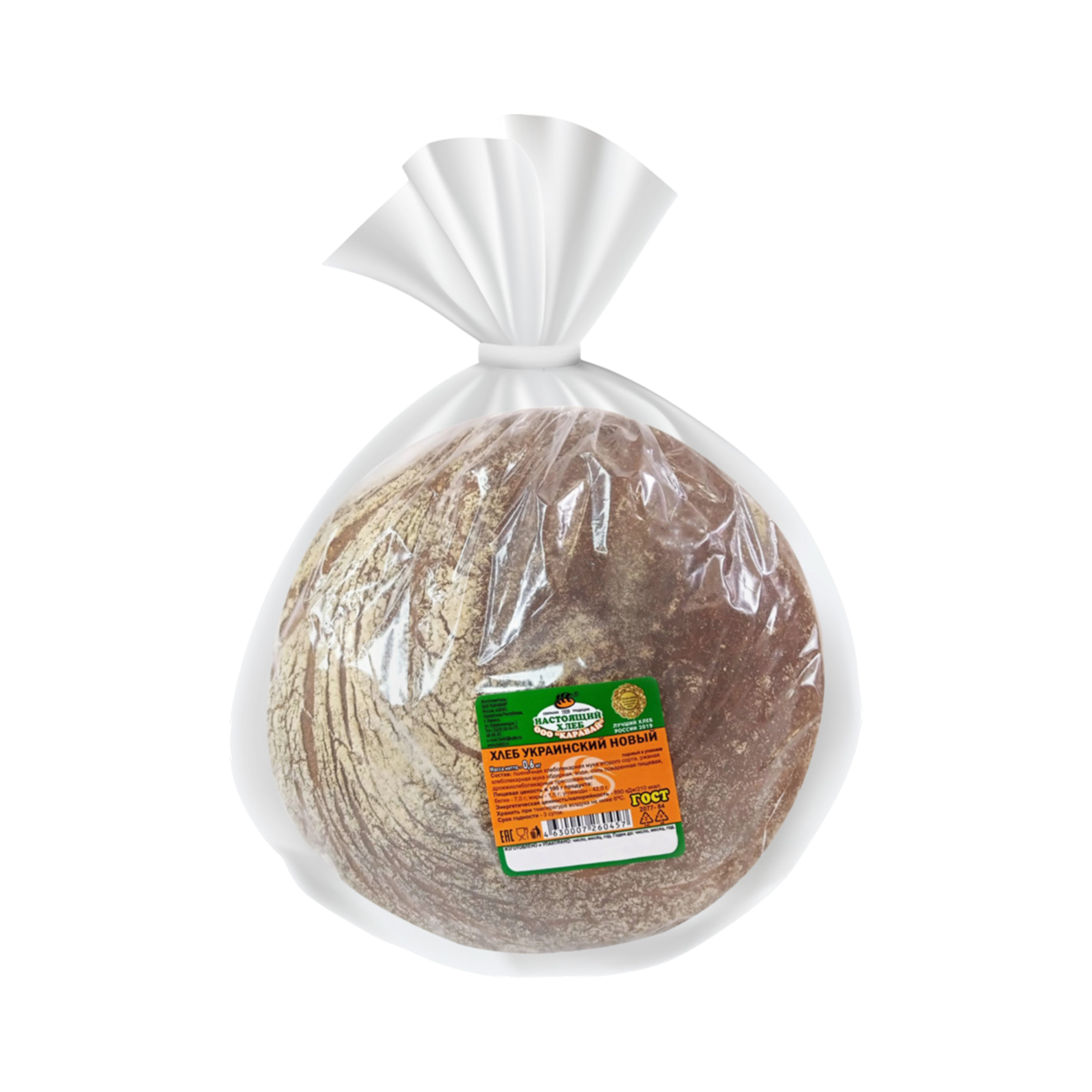 

Хлеб Каравай Украинский новый 600 г