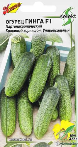 

Семена огурца Дом семян Гинга F1 4 г