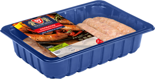 

Колбаски для жарки Омский Бекон пикантные со специями 600 г